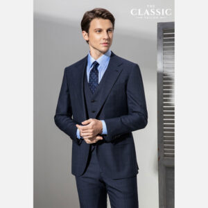 Alternative view of Bộ 3 mảnh xanh Navy - Three-Piece Suit