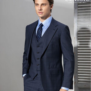Bộ 3 mảnh xanh Navy - Three-Piece Suit