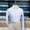 Áo Sơ Mi Kẻ Sọc Xanh - Blue Striped Shirt