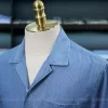 Áo Sơ Mi Ngắn Tay Premium Herringbone Cutaway - Light Blue - Ảnh 2