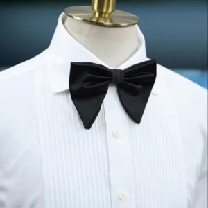 Áo Sơ Mi Tuxedo Xếp Ly Ngực Cao Cấp